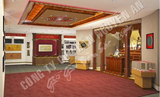 Nội Thất Phòng Truyền Thống Quận Long Biên